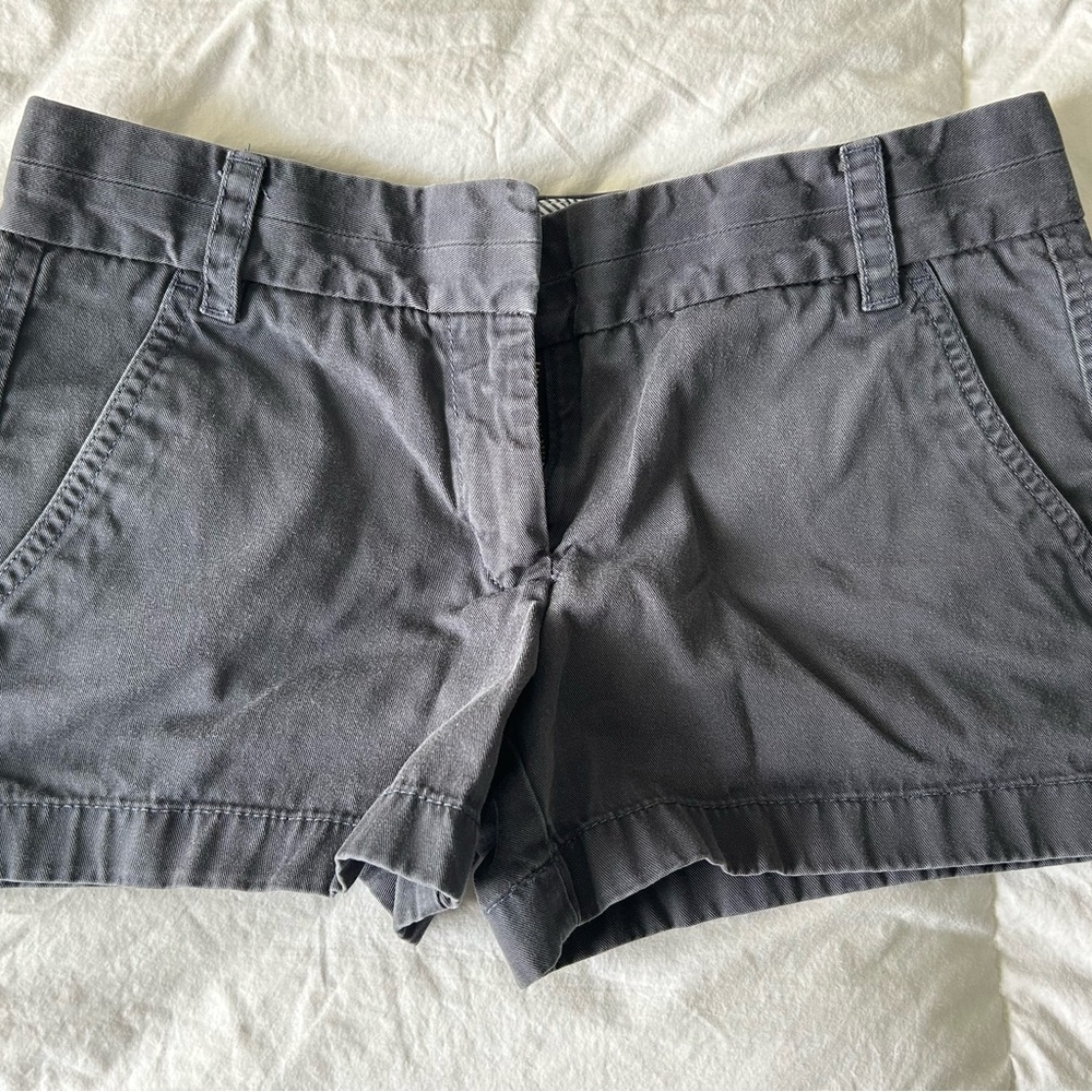J. Crew Charcoal Women's Chino Shorts